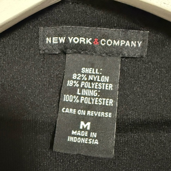 Y2K New York & Co. Black Lace Velvet Embellished Babydoll Top Vamp Goth Med - Picture 7 of 8